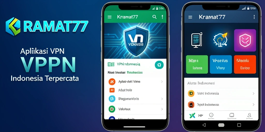 Tampilan antarmuka KRAMAT77 yang sederhana dan fungsional untuk VPN Indonesia.